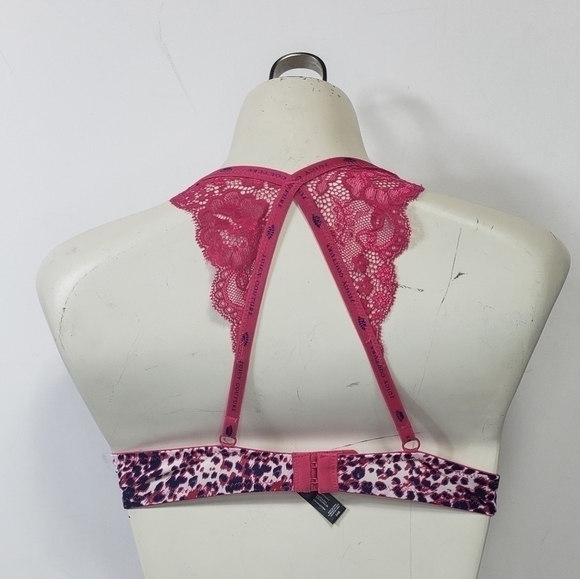 Juicy Couture Pink Animal Print Bra - 34B - Picture 3 of 5
